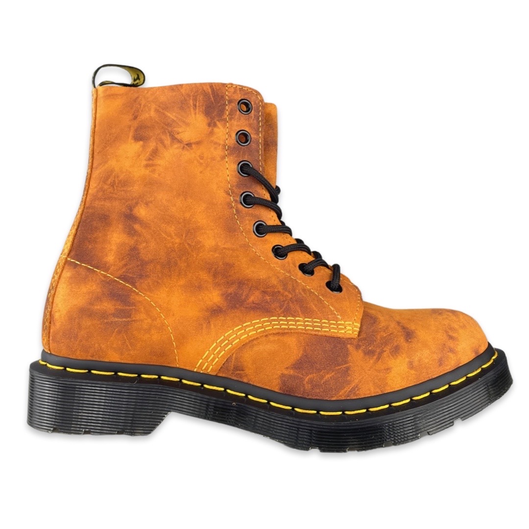 Dr. Martens 1460 Pascal Burnt Orange Grunge Tie Dye