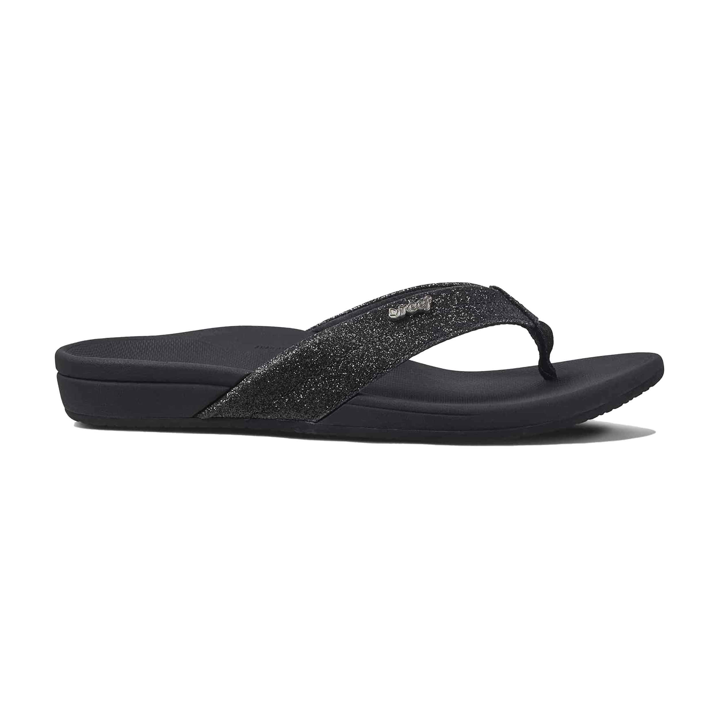 Reef RF0A3 Slipper Ortho Spring Black/Black Glitter