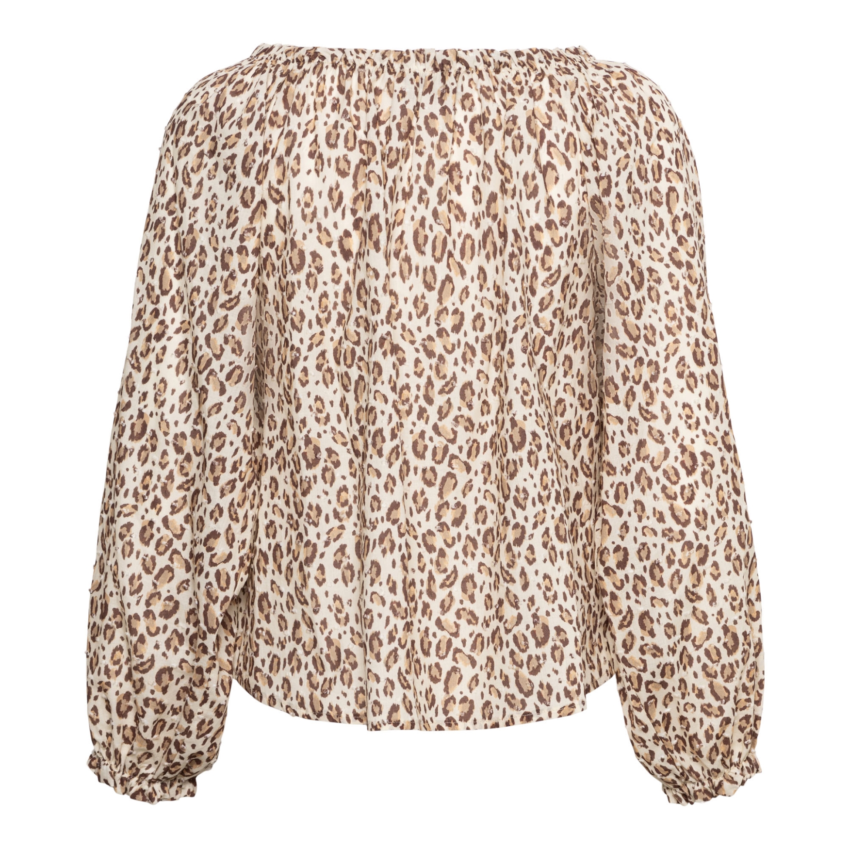 &Co BL370 Blouse Acha Animal Ecru Multi