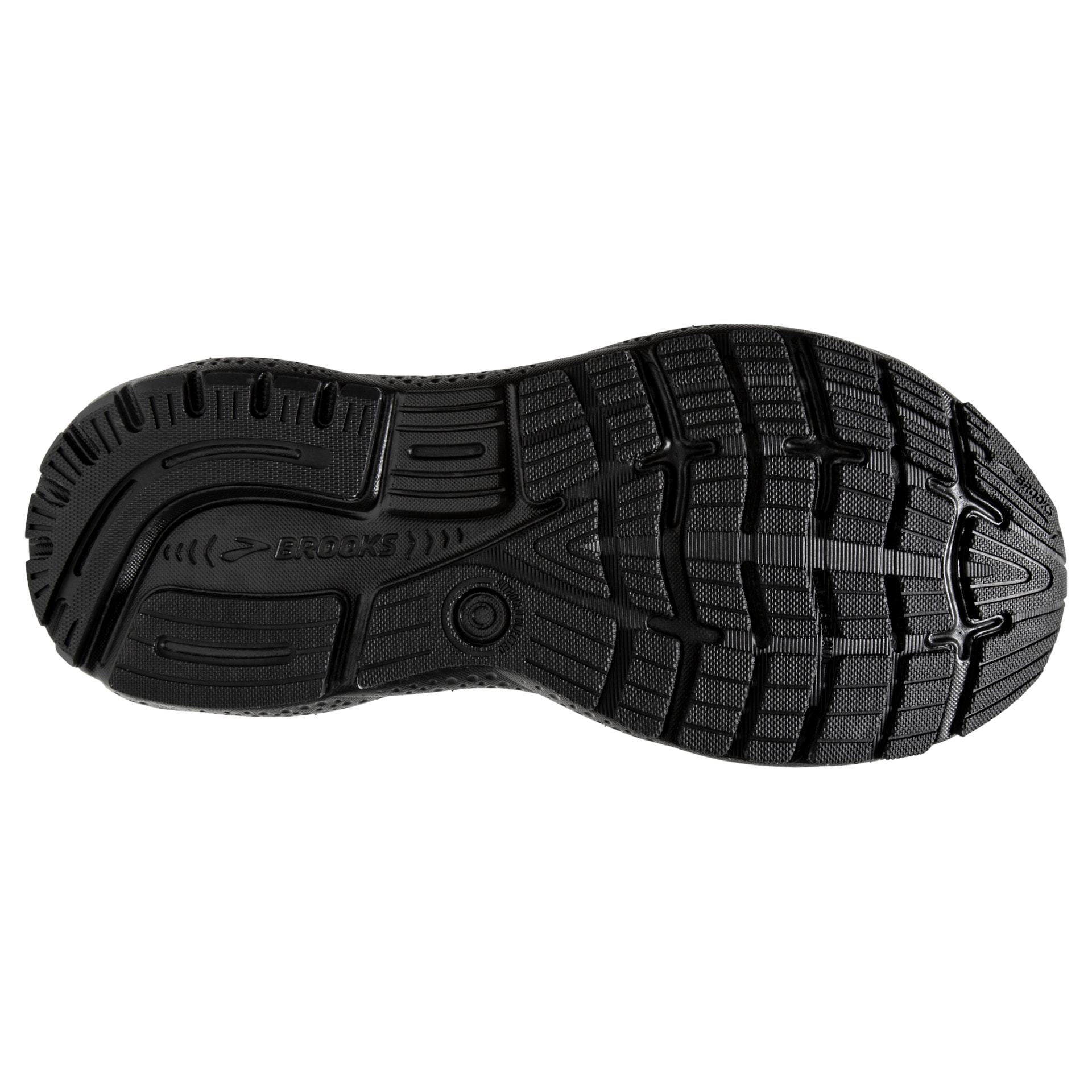 Brooks 110418 Ghost 16 Men Black/Black/Ebony Wide