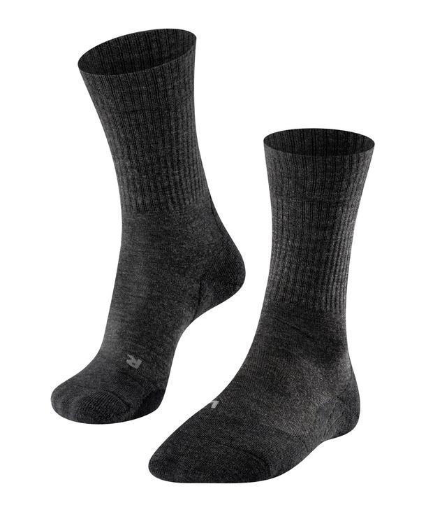 Falke 16395 TK2 Explore Wool Trekking Women Donkergrijs