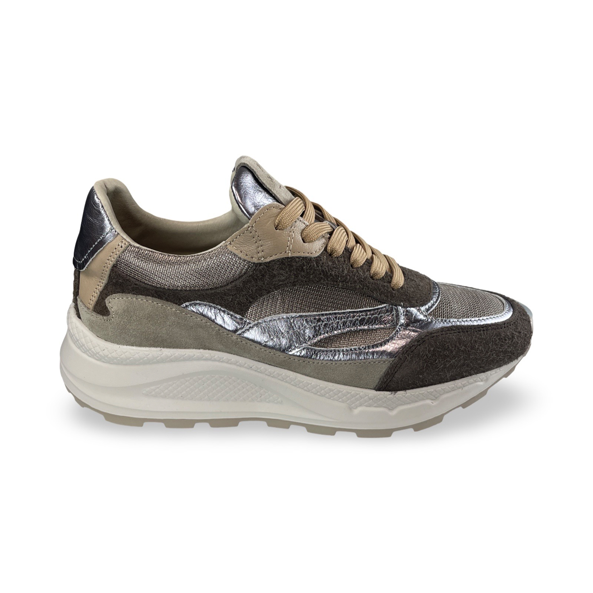 Piedi Nudi 01.03 Sneaker West Taupe/Silver