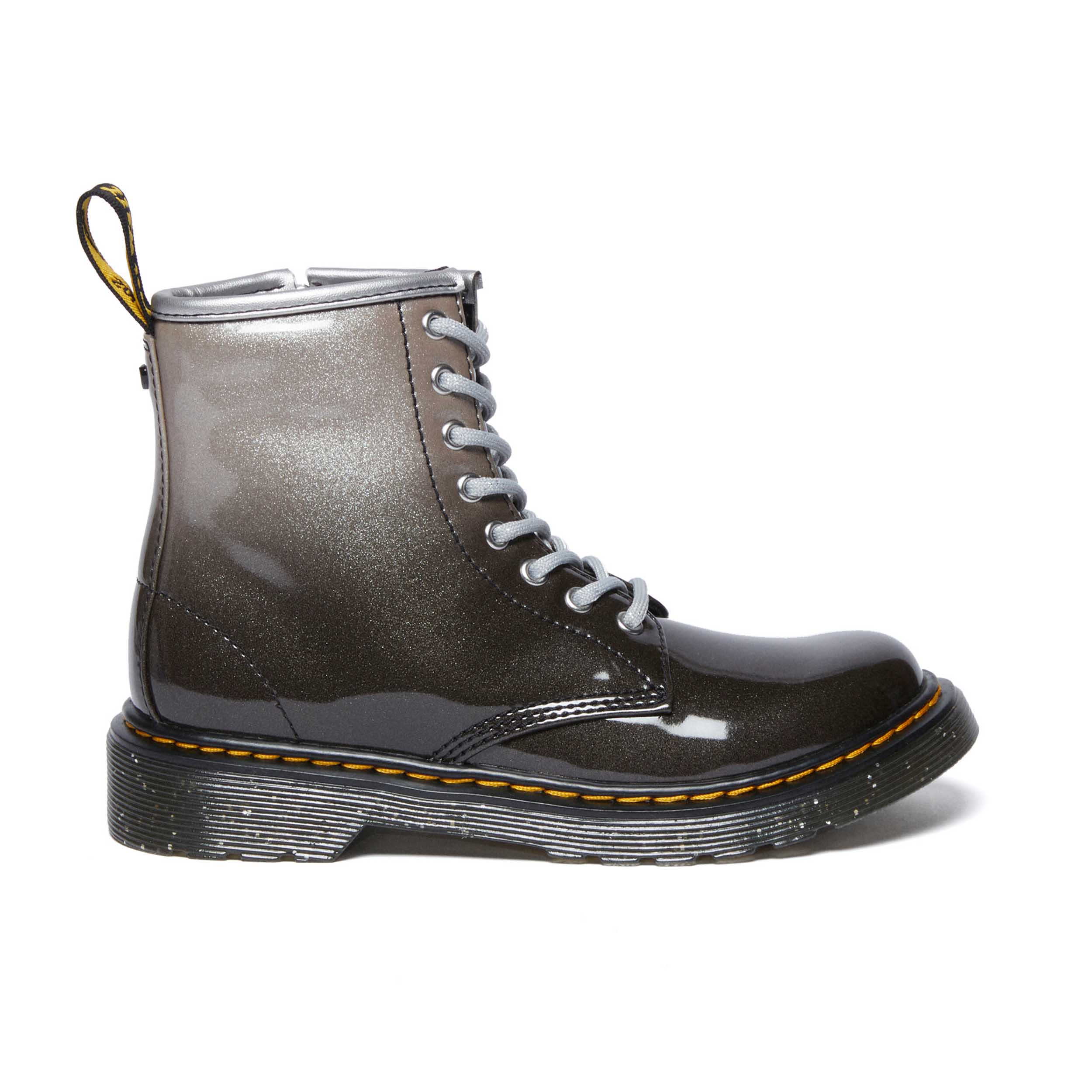 Dr. Martens 1460J Boot Glitter Silver/Black Dr. Martens 1460J Boot Glitter Silver/Black