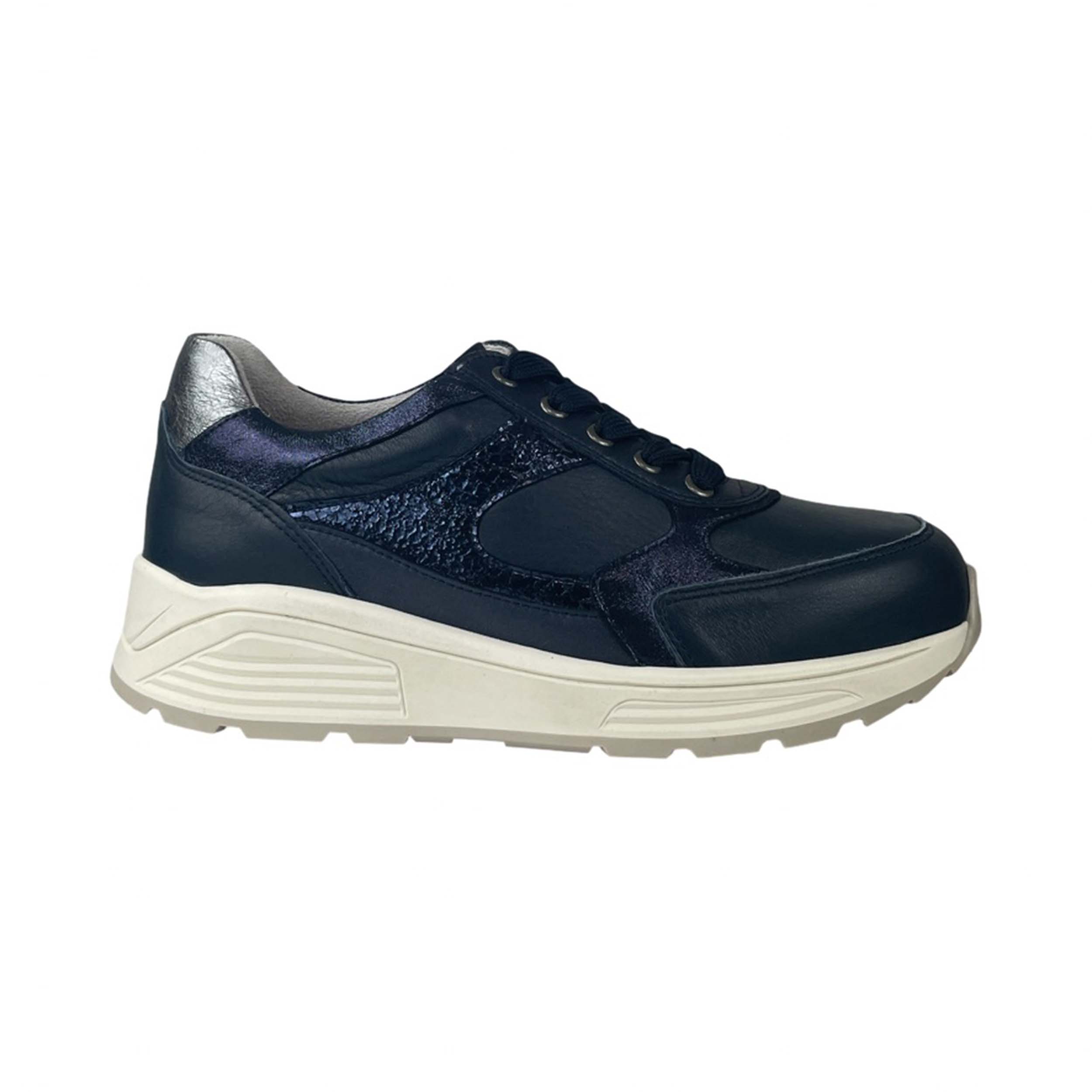 Nimco 7003 Sneaker Polish Lace Navy Kx