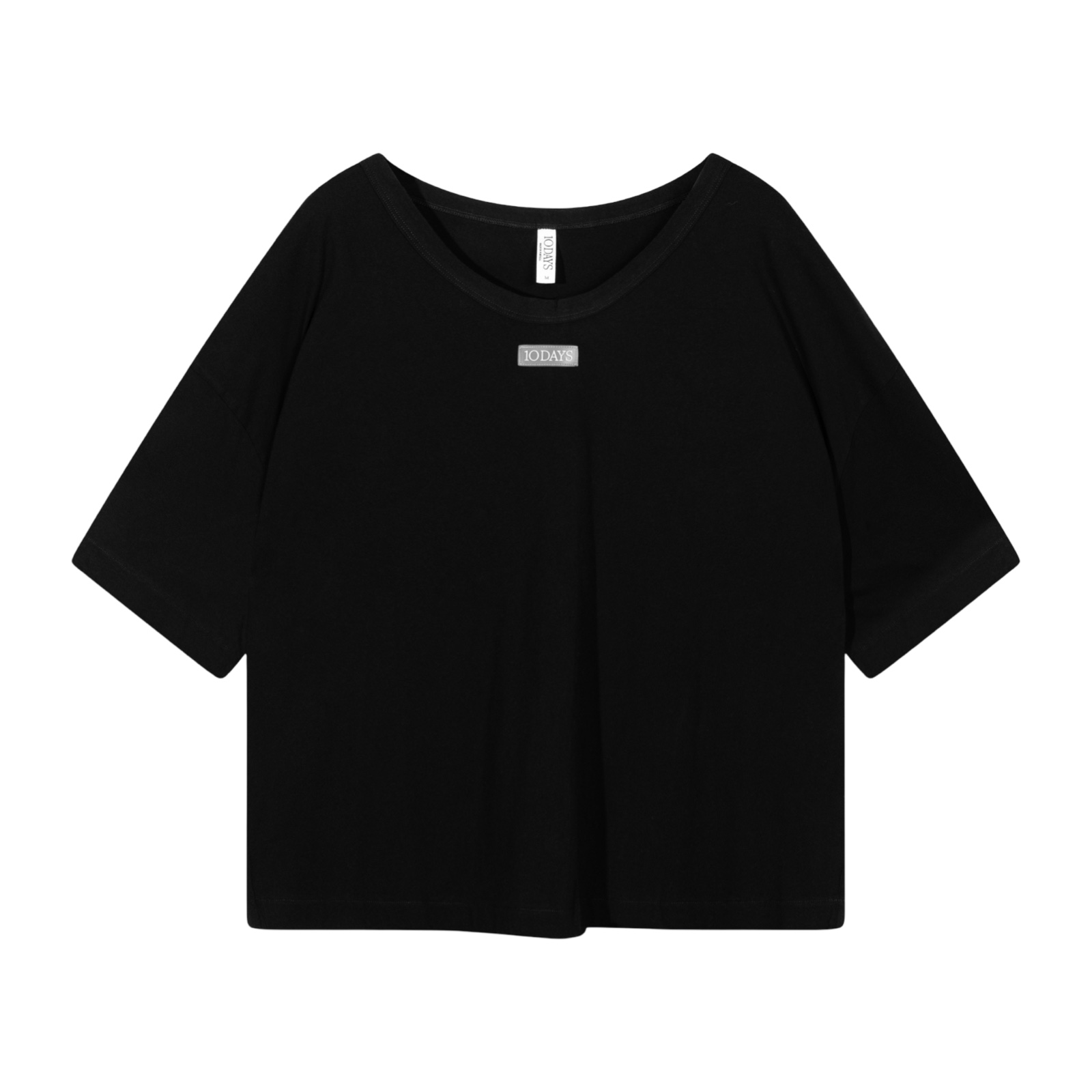 10DAYS 20-743-5202 Shirt Boxy Black