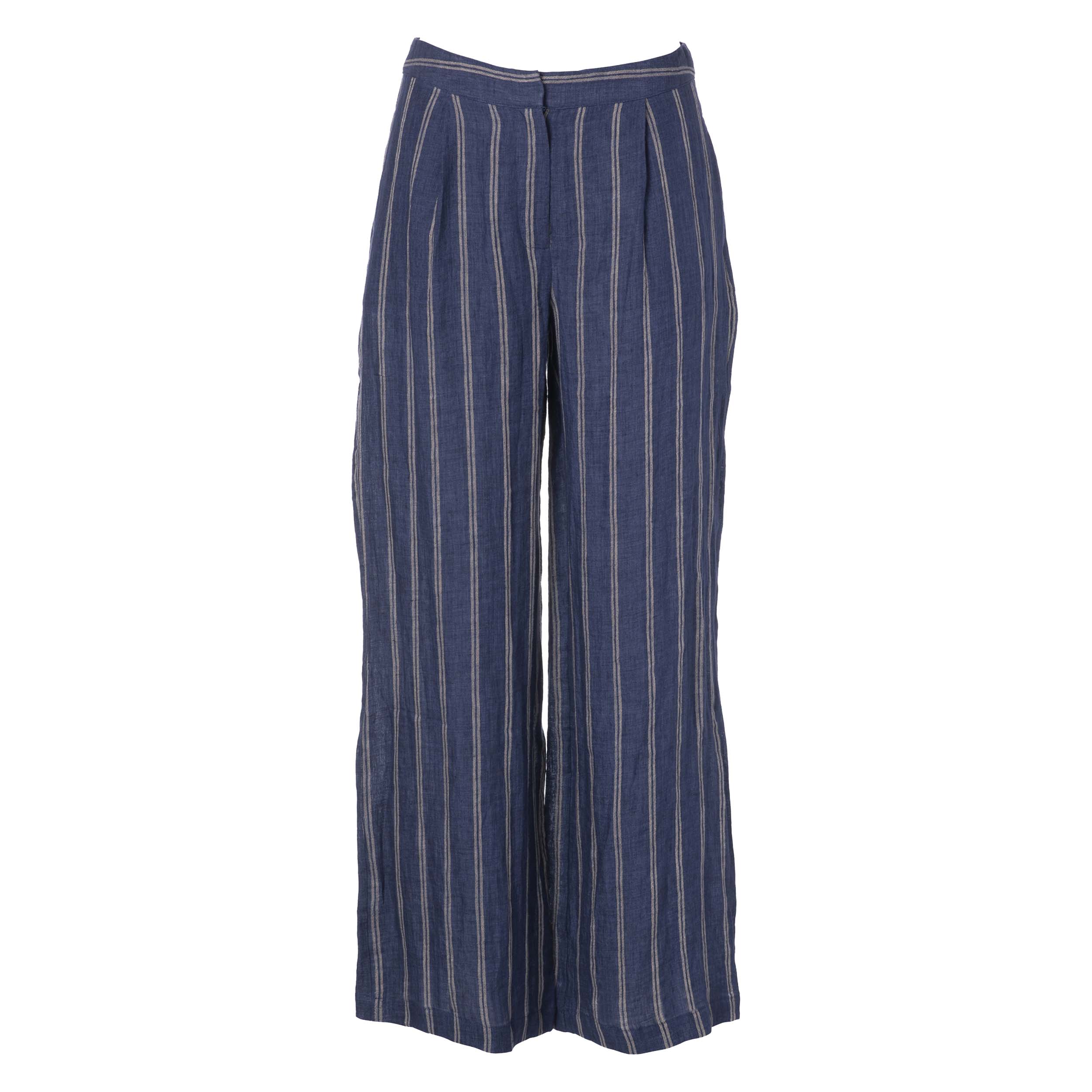 JcSophie L3057 Broek Leroy Blue Stripes