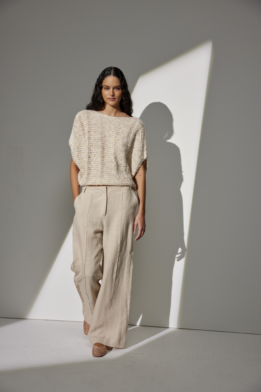 JcSophie G8402 Sweater Gwenda Sand Melange
