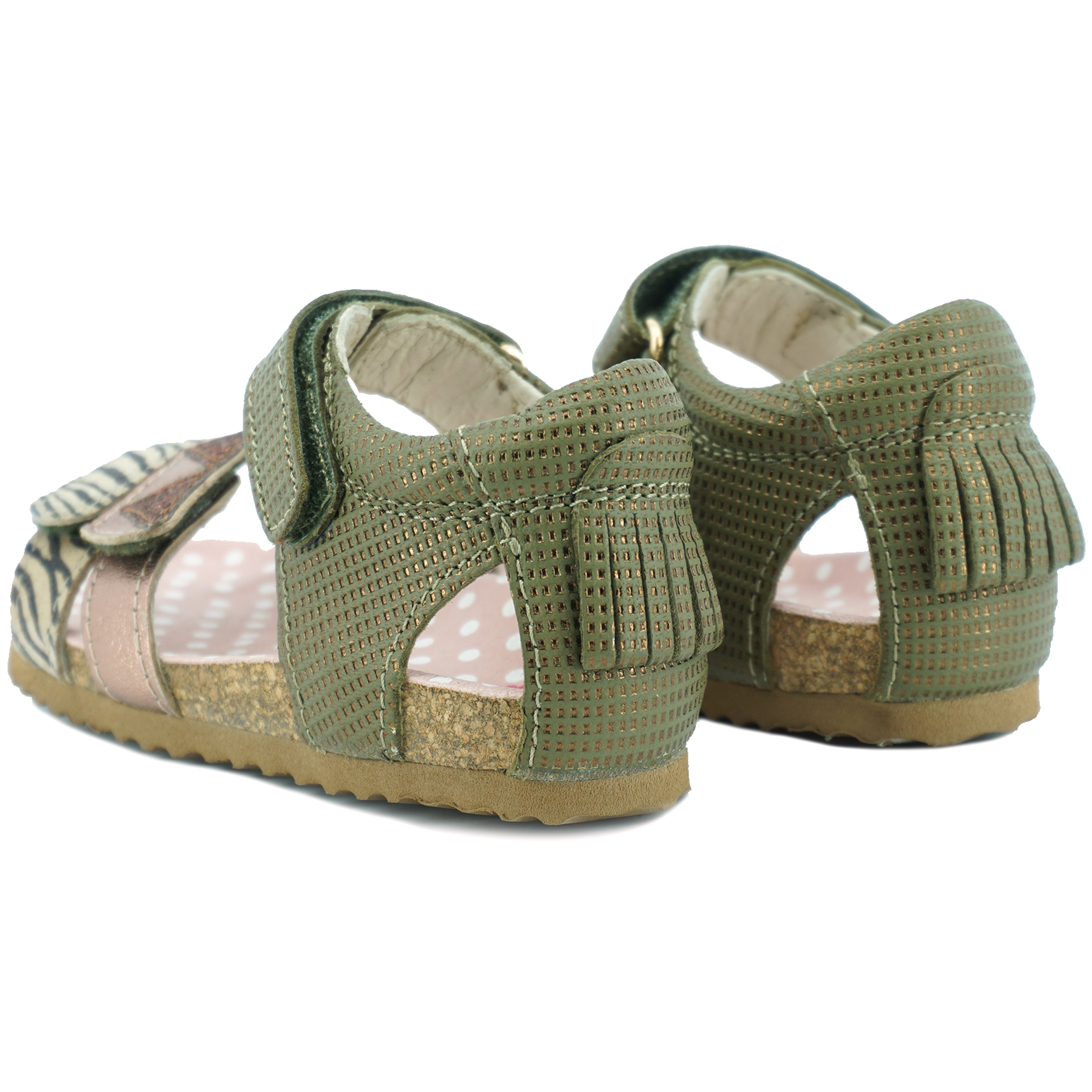 Shoesme Bio sandaal green print