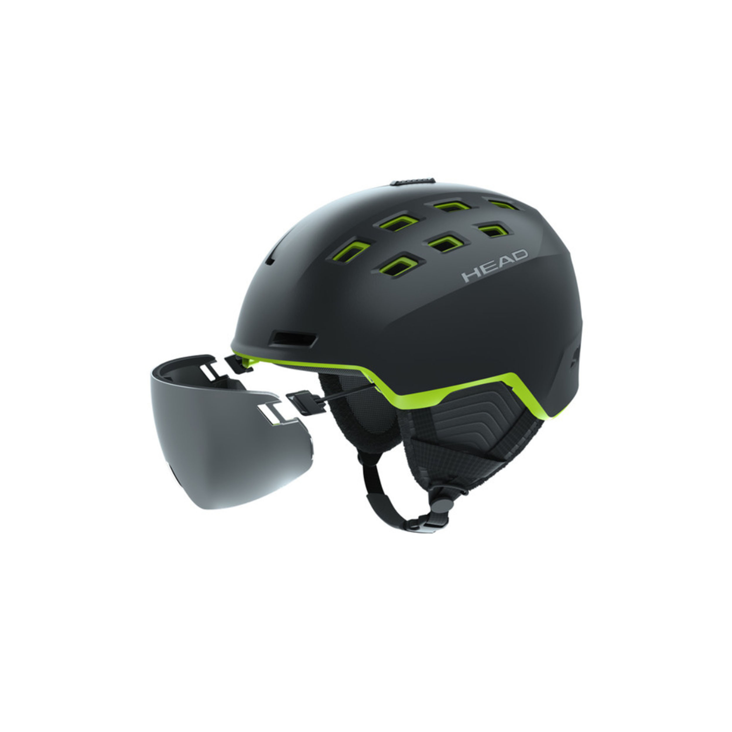 Heren Skihelm Head Radar zwart