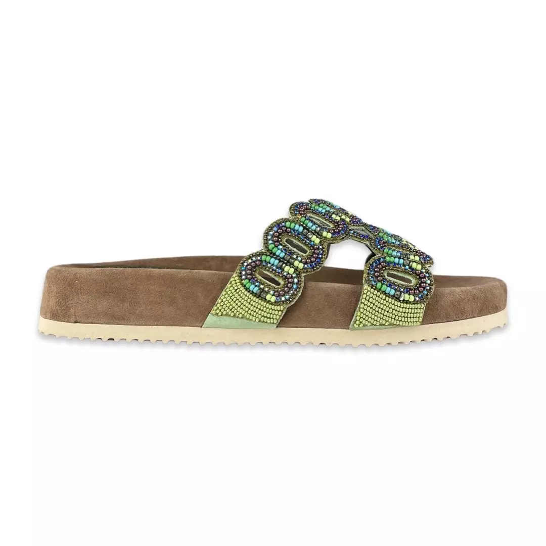 Lazamani LA75391 Slipper Strass Olive